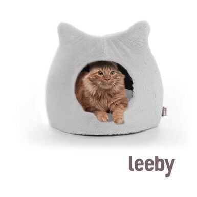 Leeby Iglú Antiestrés Gris para gatos